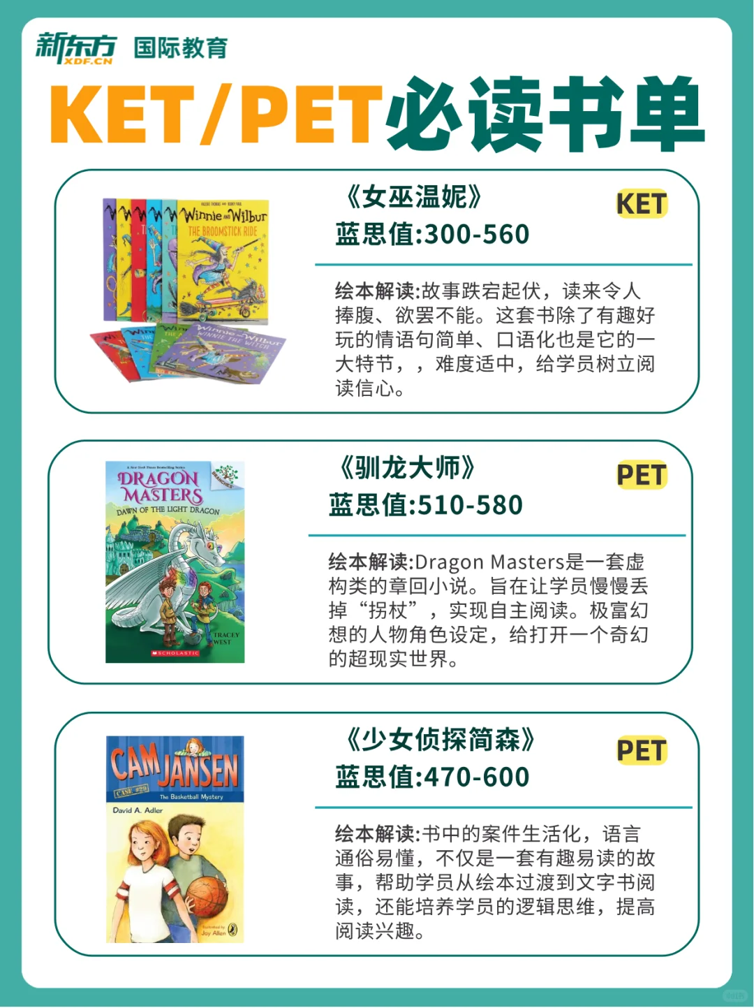 KET/PET备考必读书单！超全汇总整理