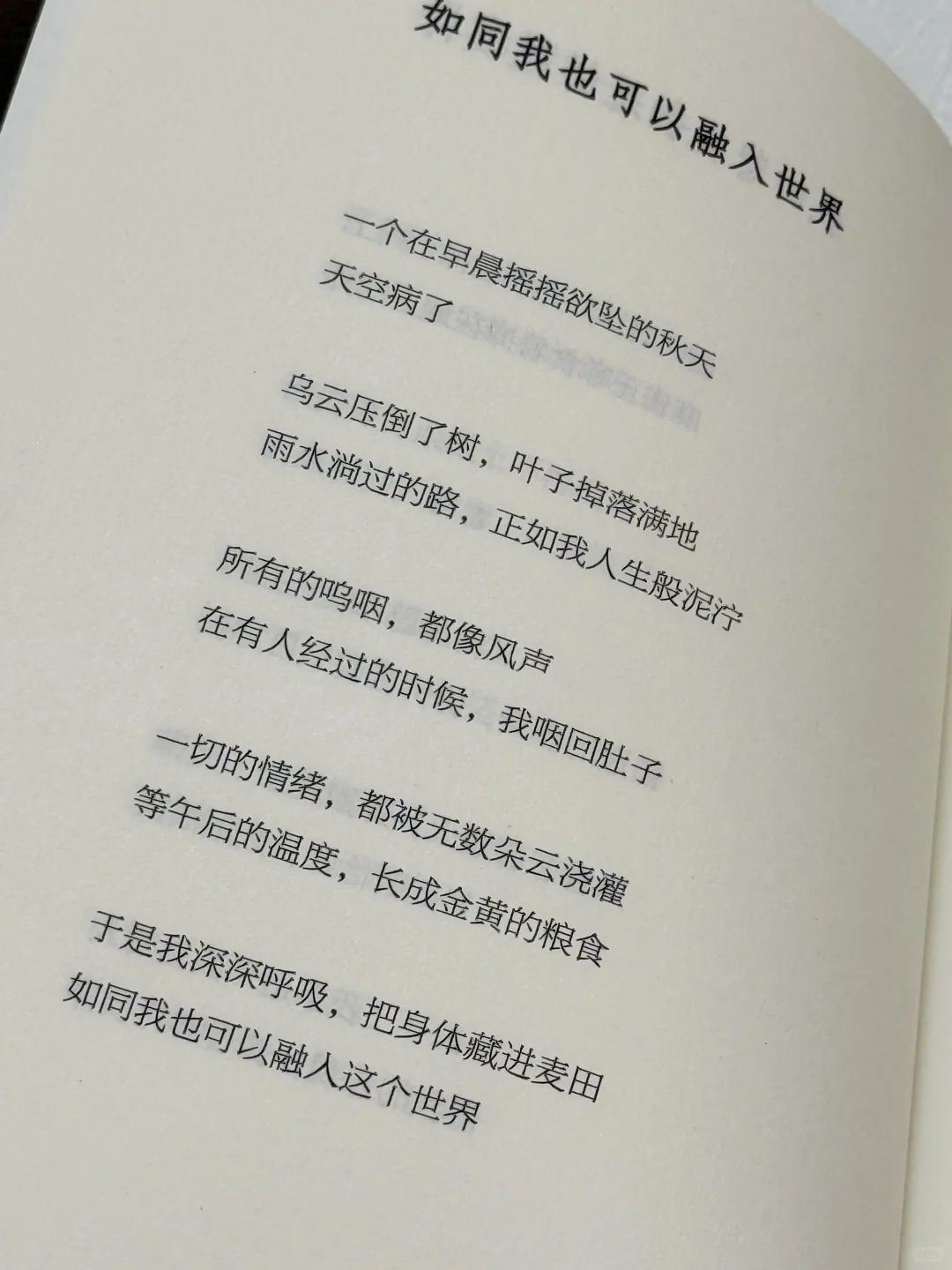 我们都在诗句里认领了自己的故事