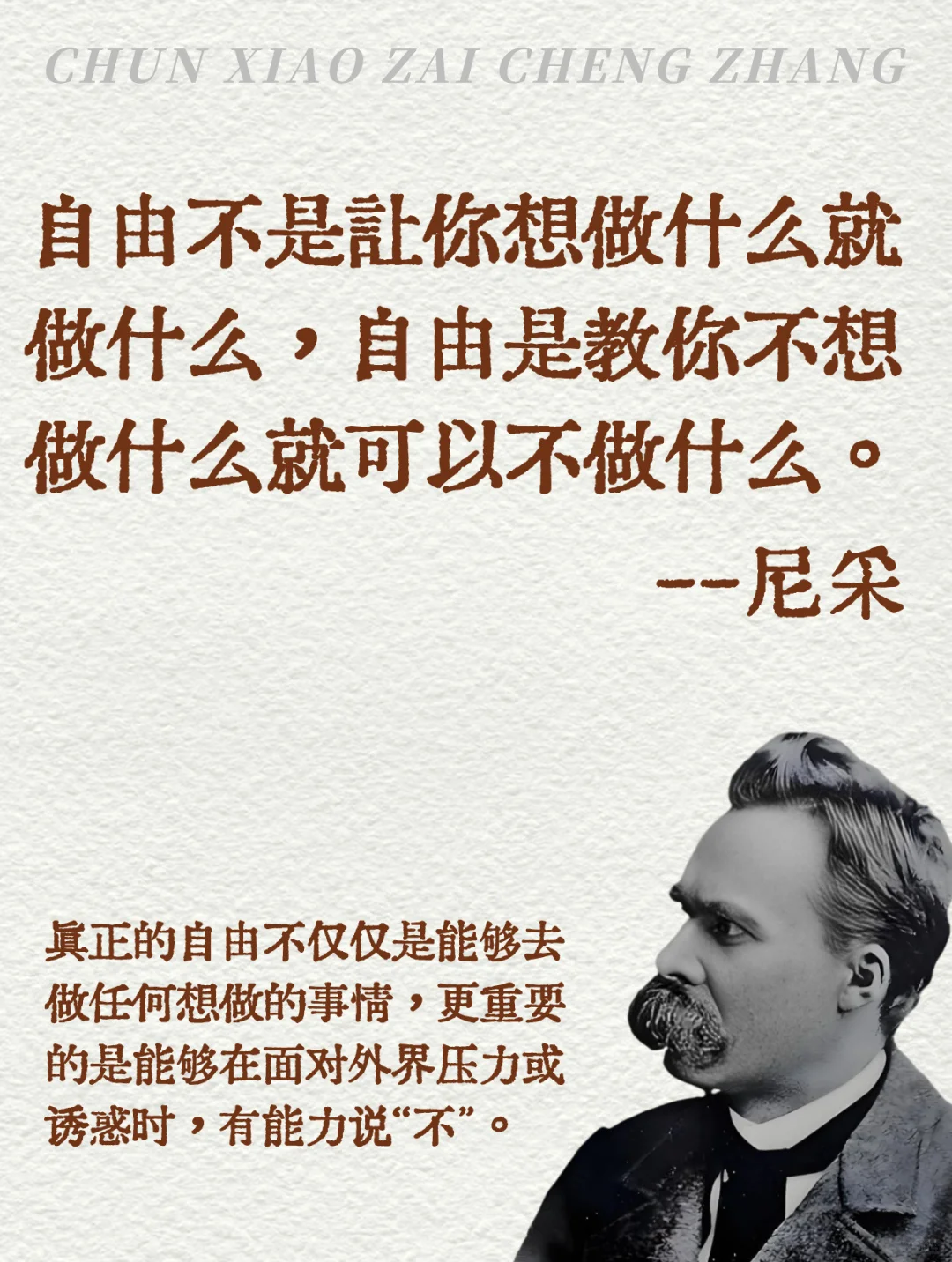 🔥尼采15句封神的哲学金句，清醒又通透‼️