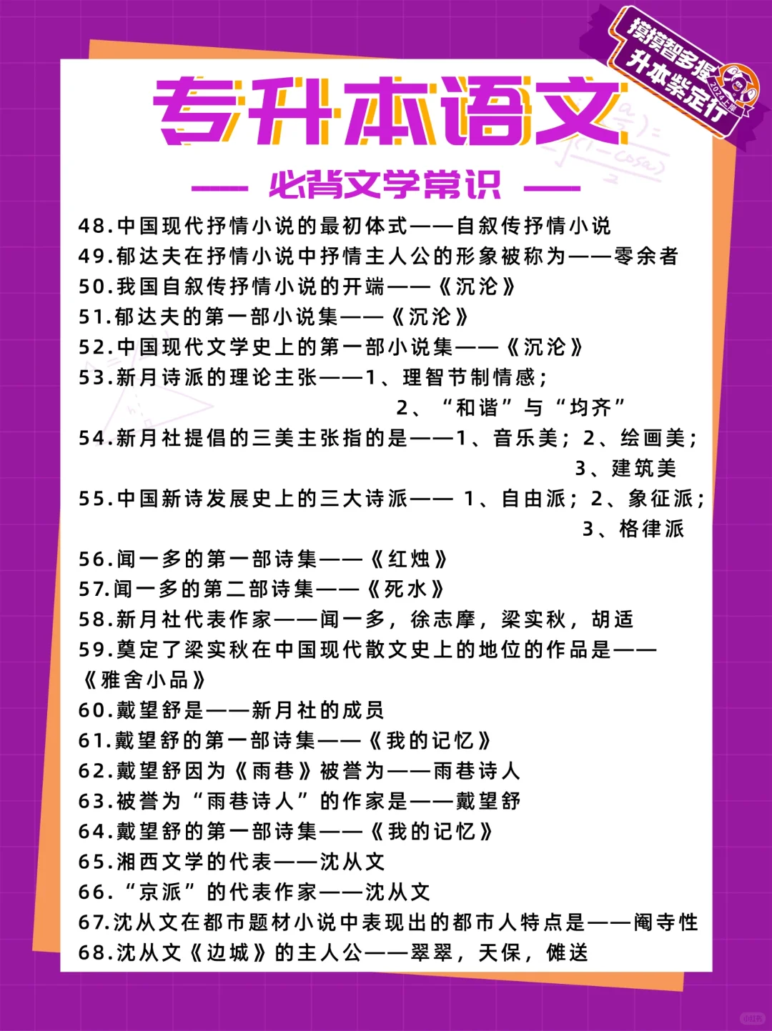 专升本文常🔥25升本必看👀历年常考合集