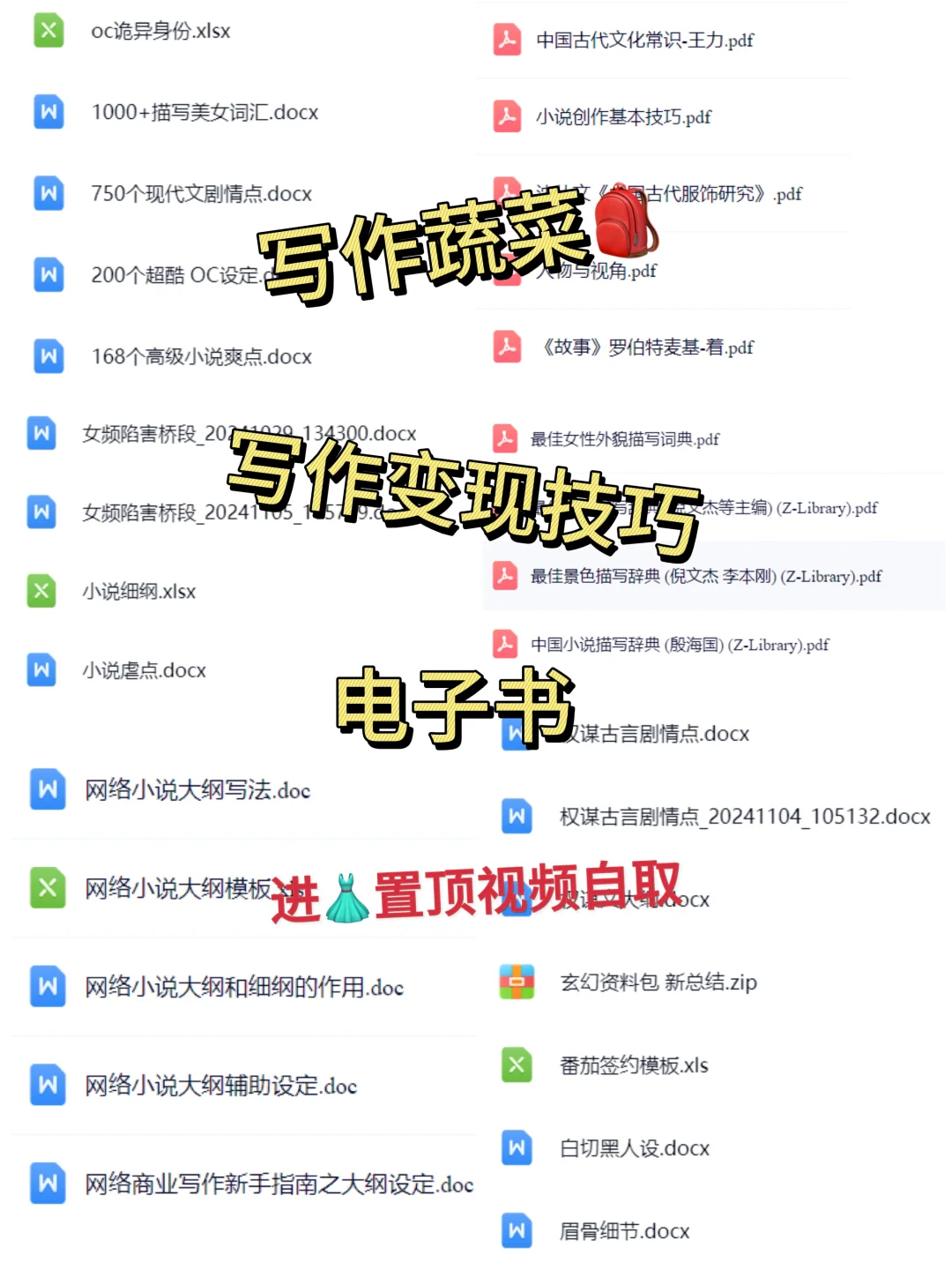 写小说请翻烂这五本书！