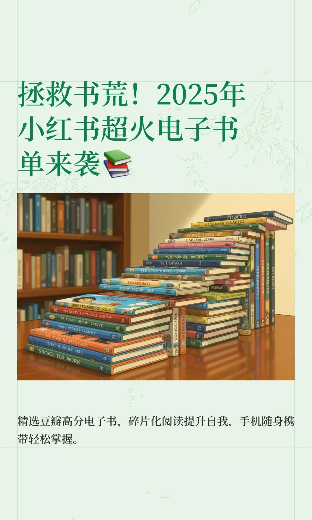 拯救书荒！2025小红书超火电子书单来袭📚