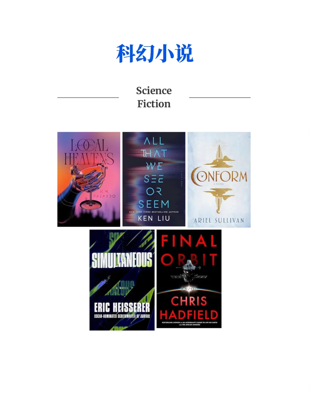 十月英文新书｜Goodreads 推荐