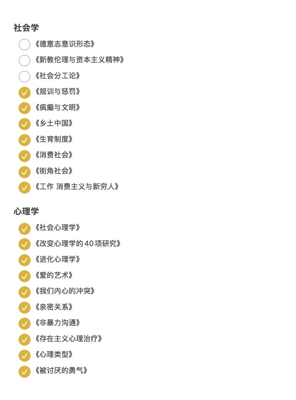 八大领域通识书单