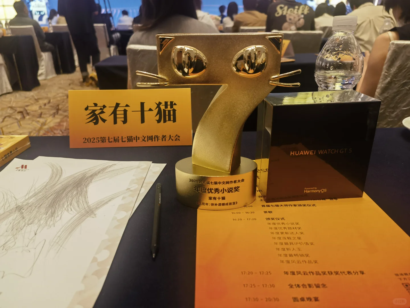 家有十猫，七猫年度小说奖！