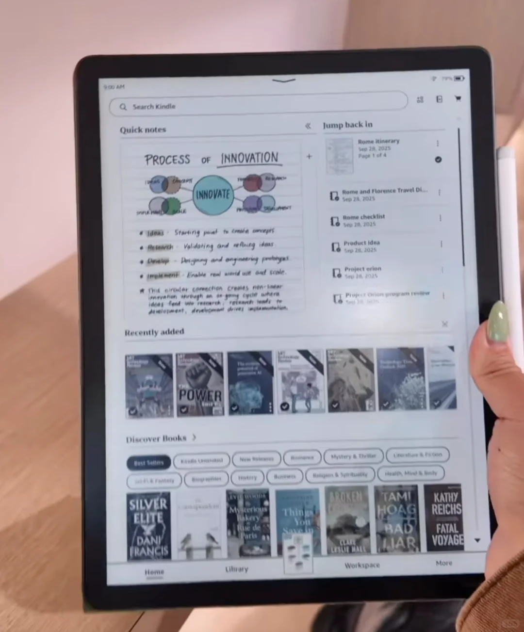 KindleScribe新款来了！电纸书行业要变天了