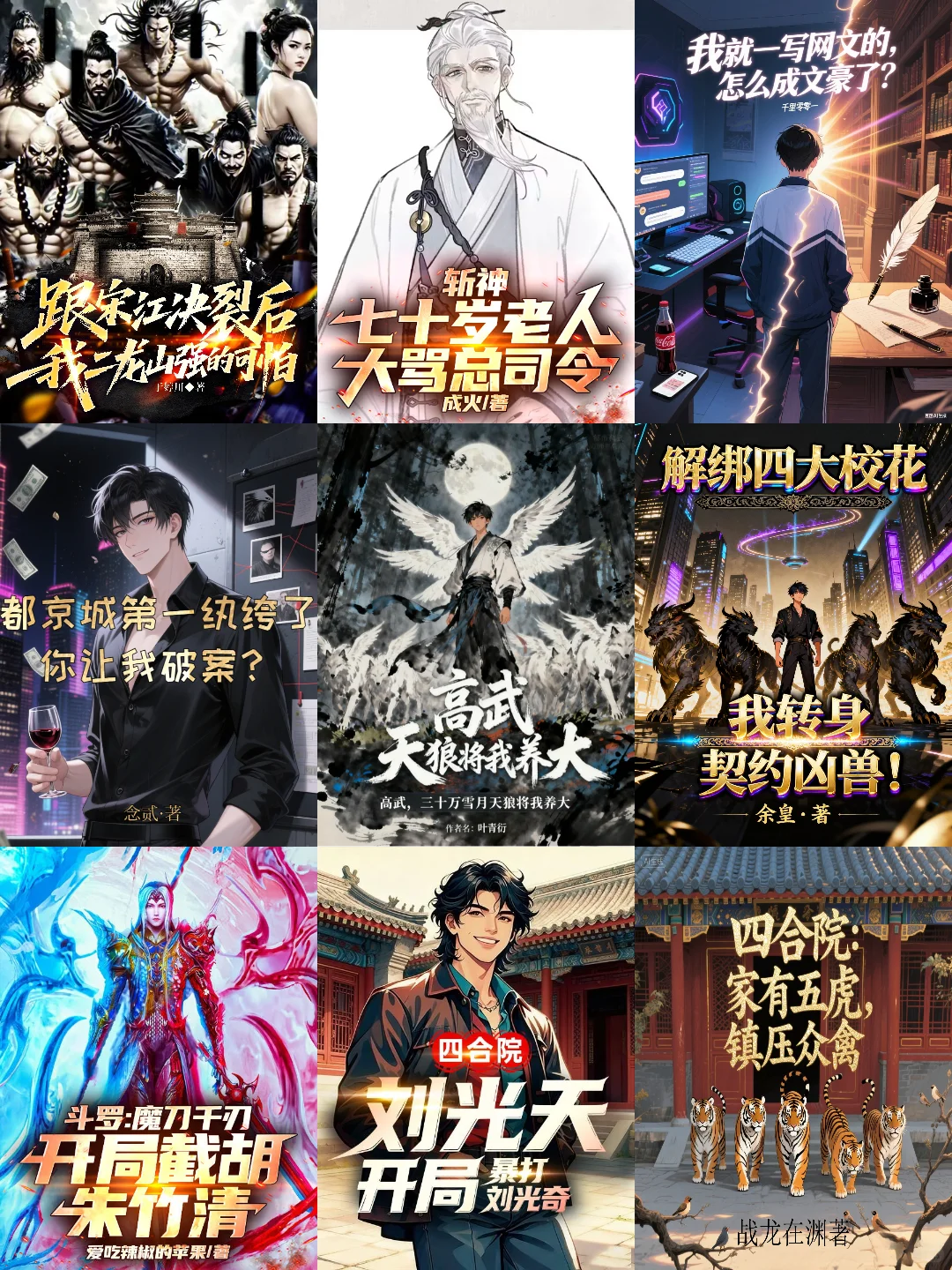 10月第40周，番茄男频，新书榜分析