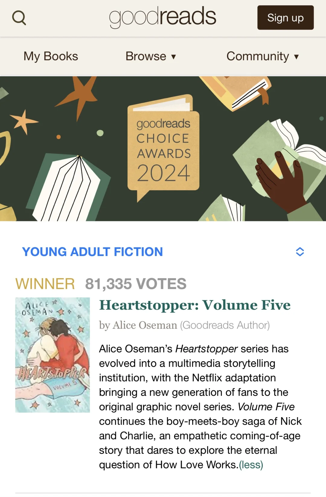 📚2024 Goodreads年度最佳图书获奖书单出炉