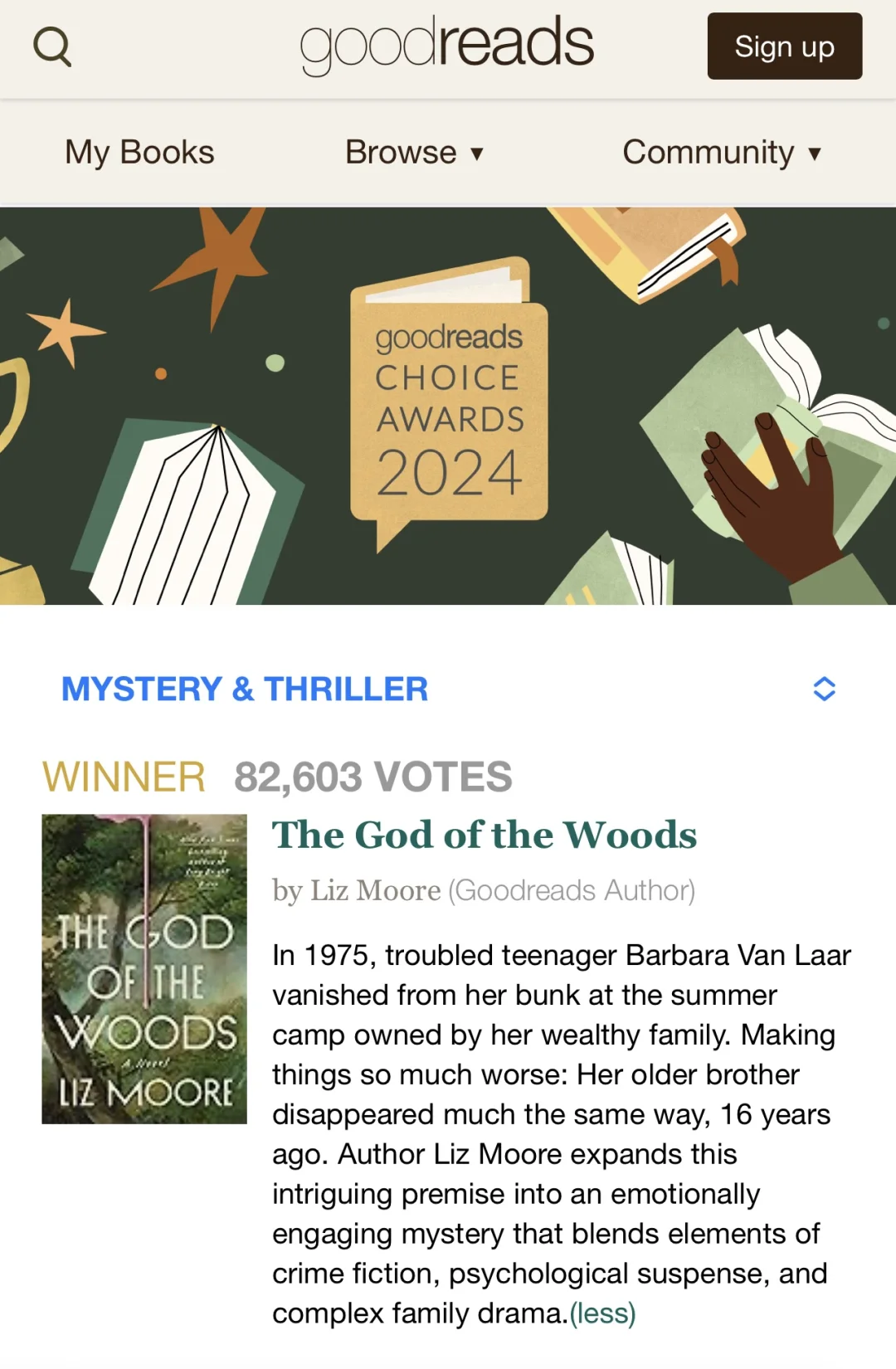 📚2024 Goodreads年度最佳图书获奖书单出炉