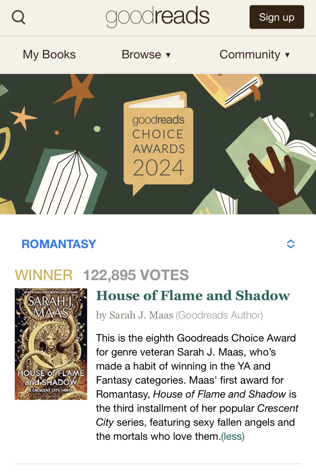 📚2024 Goodreads年度最佳图书获奖书单出炉