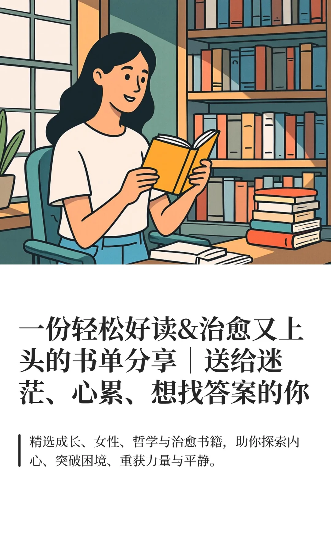 一份轻松好读&治愈又上头的书单分享｜送给