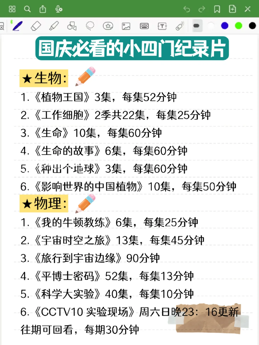 小学看完以下20部纪录片，小四门可以躺平了