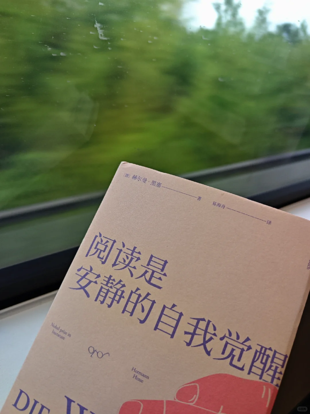 在高铁上沉浸式阅读6小时。