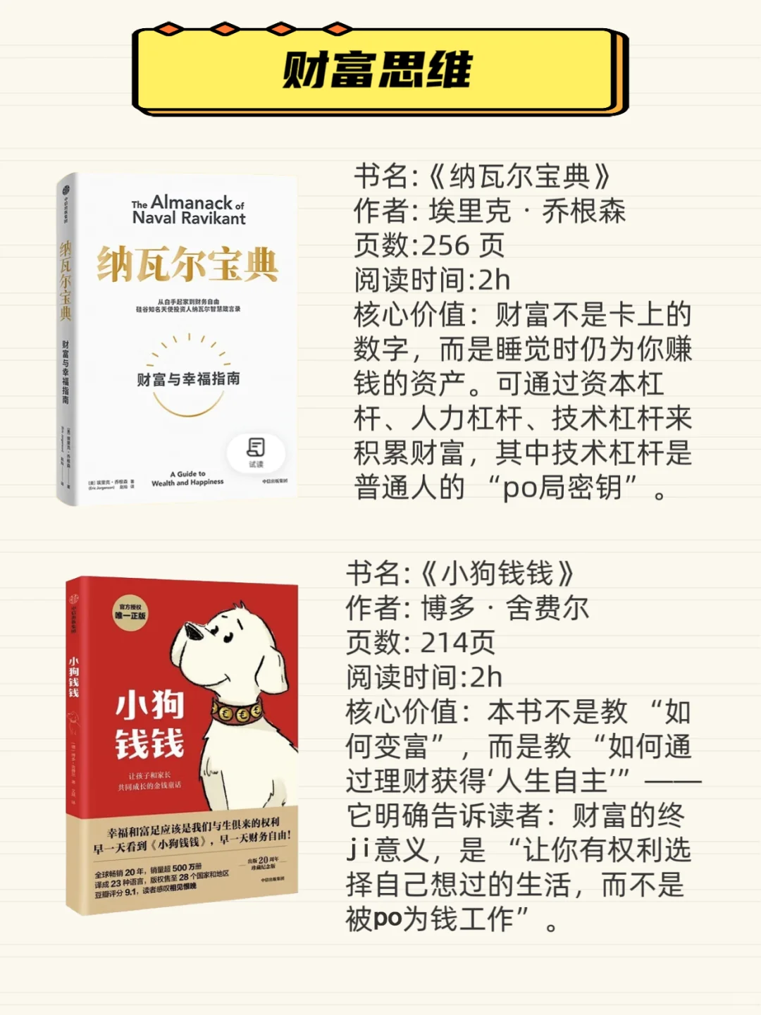 📚 2小时读完，却能影响一生的宝藏书单！