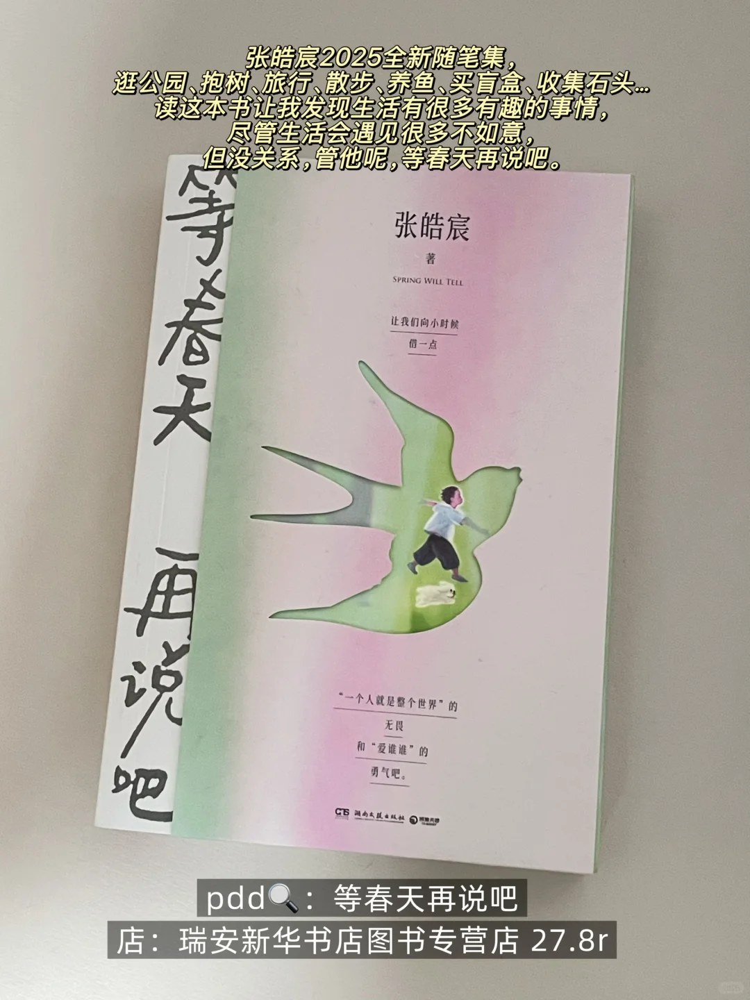 几本巨治愈、文笔巨好的小书！！pdd
