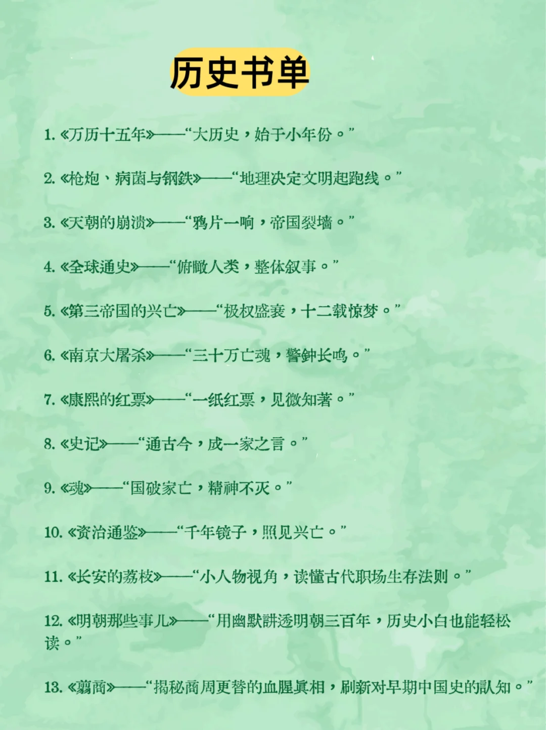 📚八大领域书单读完，直接让你在人生开挂