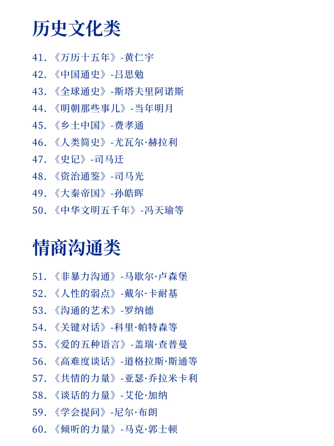 🔥人民日报推荐的100本书，高质量书单‼