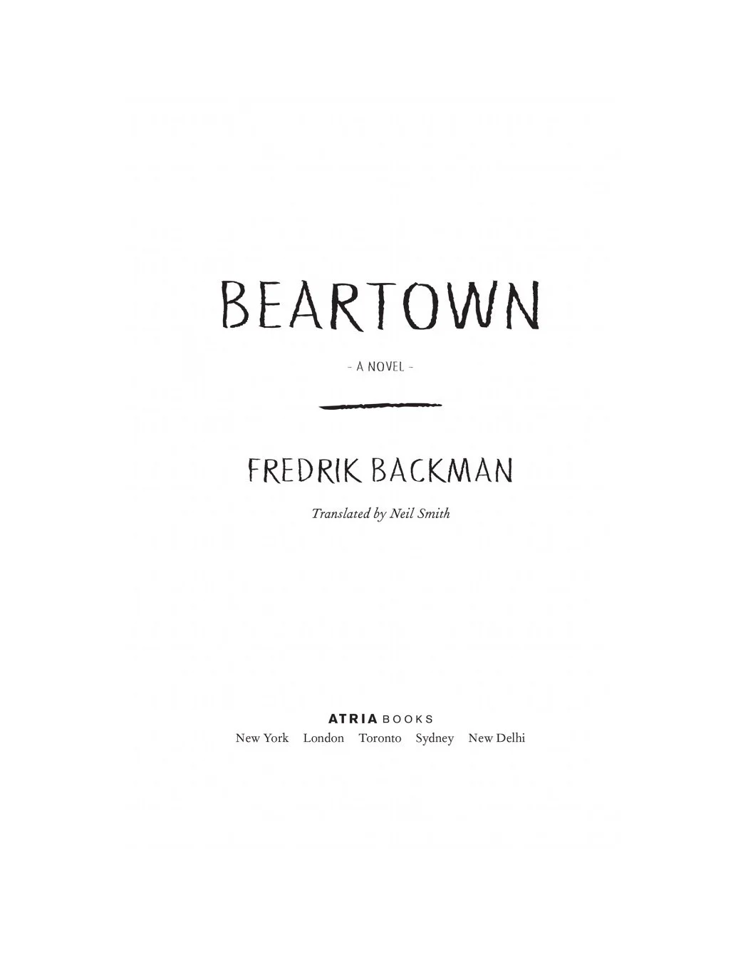 PDF分享 | Beartown