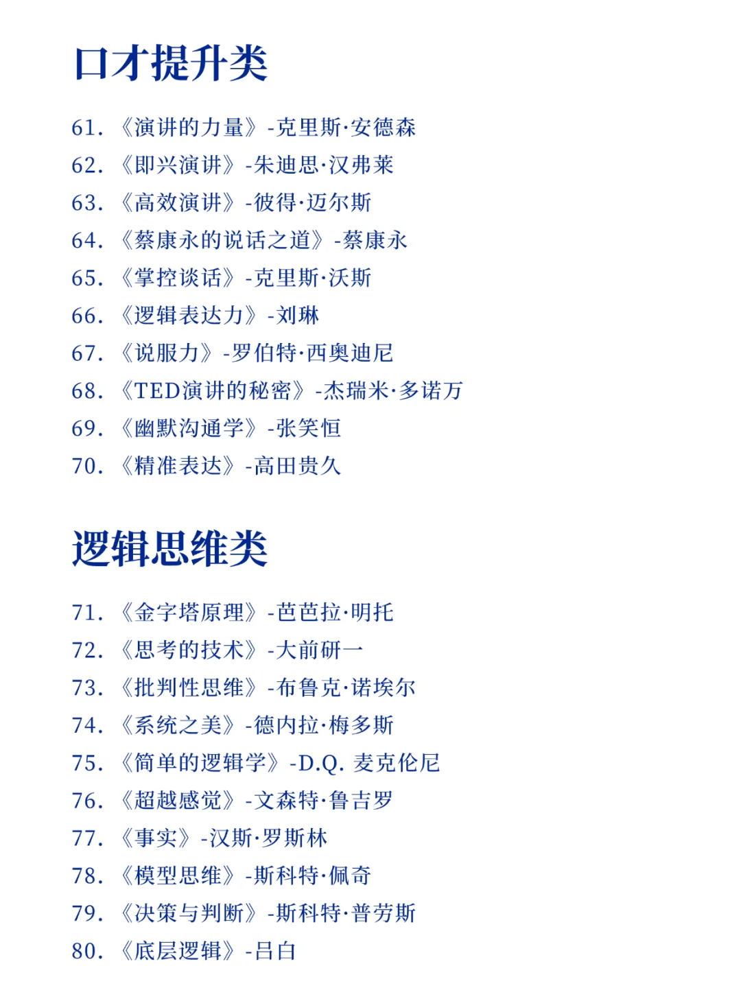 🔥人民日报推荐的100本书，高质量书单‼