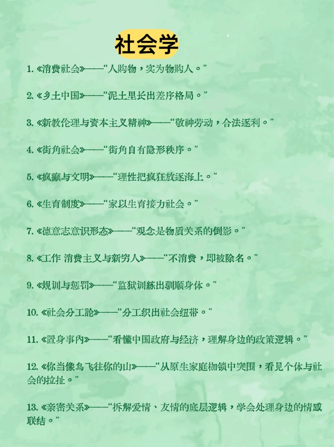 📚八大领域书单读完，直接让你在人生开挂