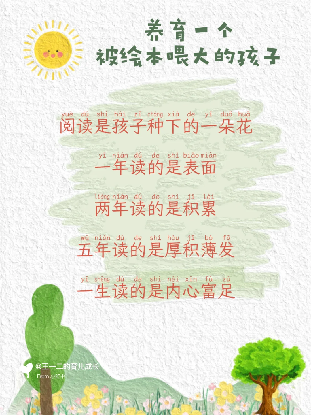 亲子阅读文案滋养一个被绘本喂大的孩子📖