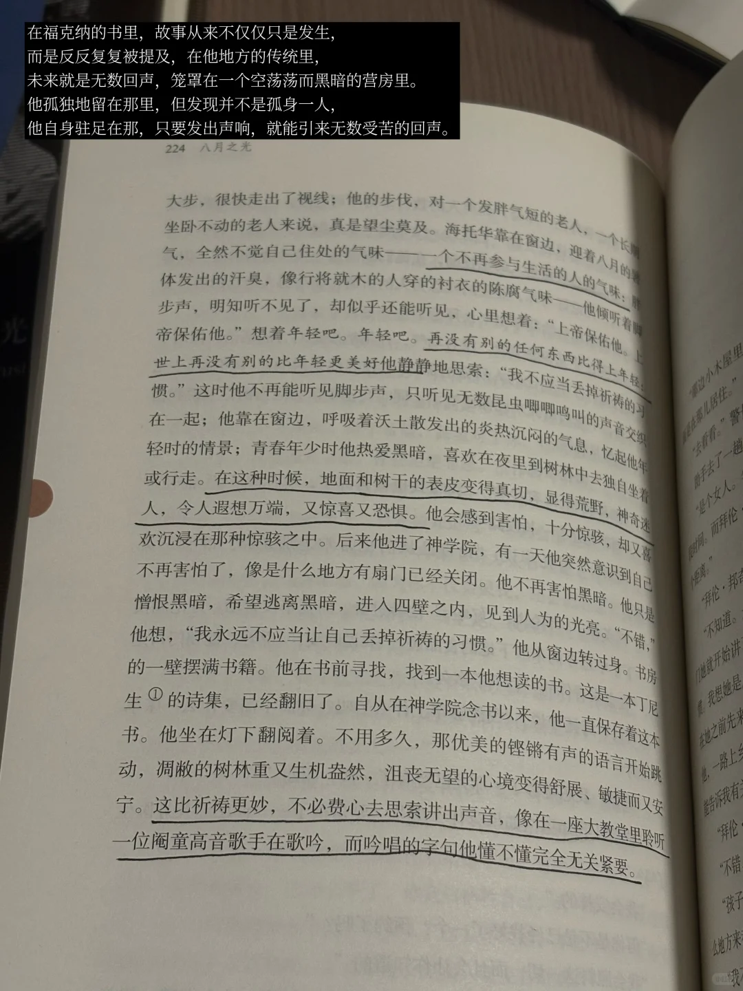 一旦阅读福克纳就会进入疯狂的心流模式