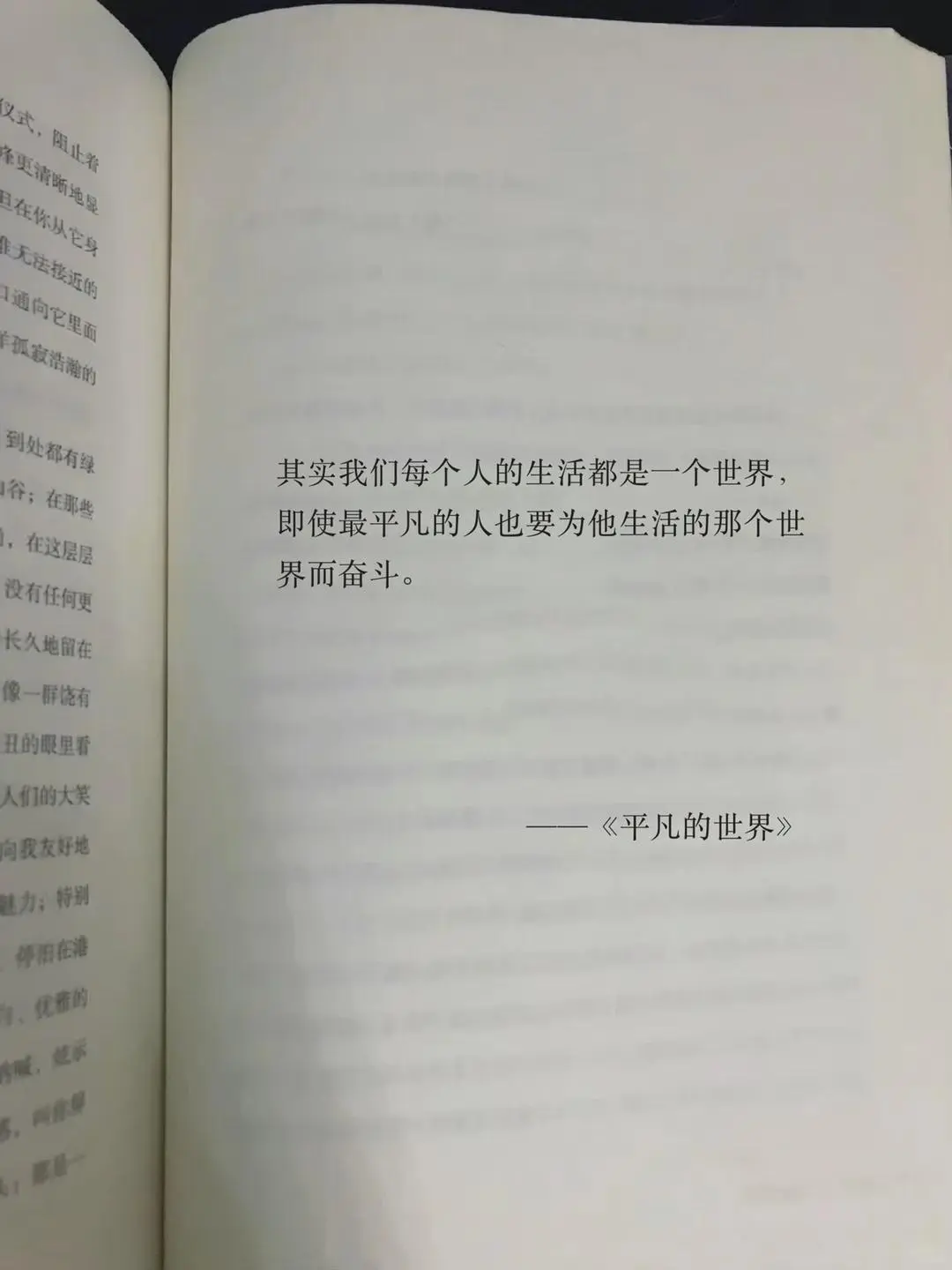 肤浅如我，也爱本书平凡的世界