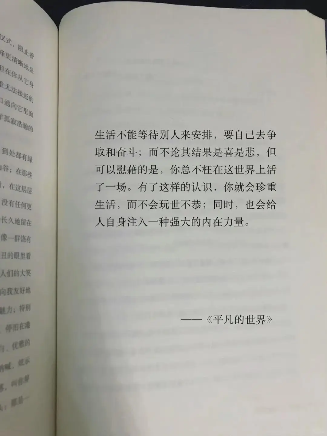 肤浅如我，也爱本书平凡的世界
