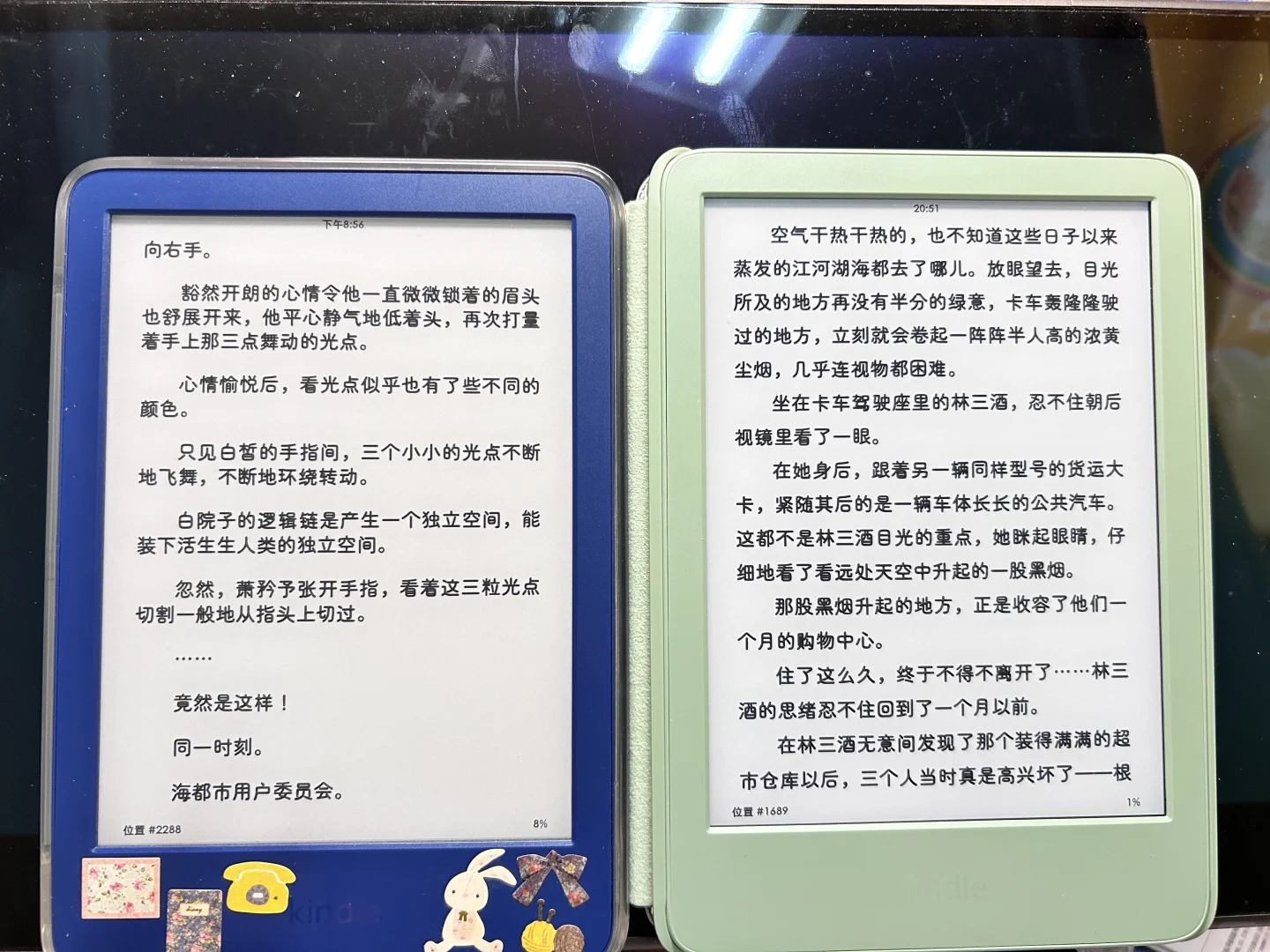 kindle2022小蓝和2024小绿