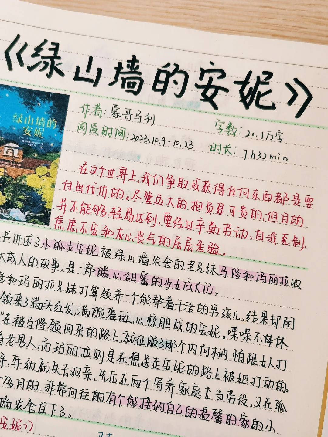 读书笔记📕52|《绿山墙的安妮》