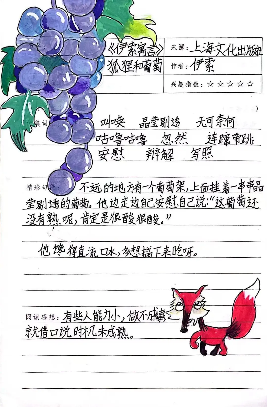 寓言故事读书笔记📚
