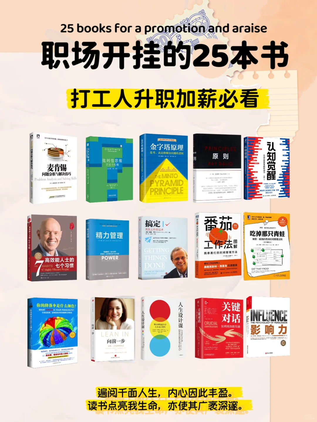 职场开挂指南合集|打工人必读的25本书