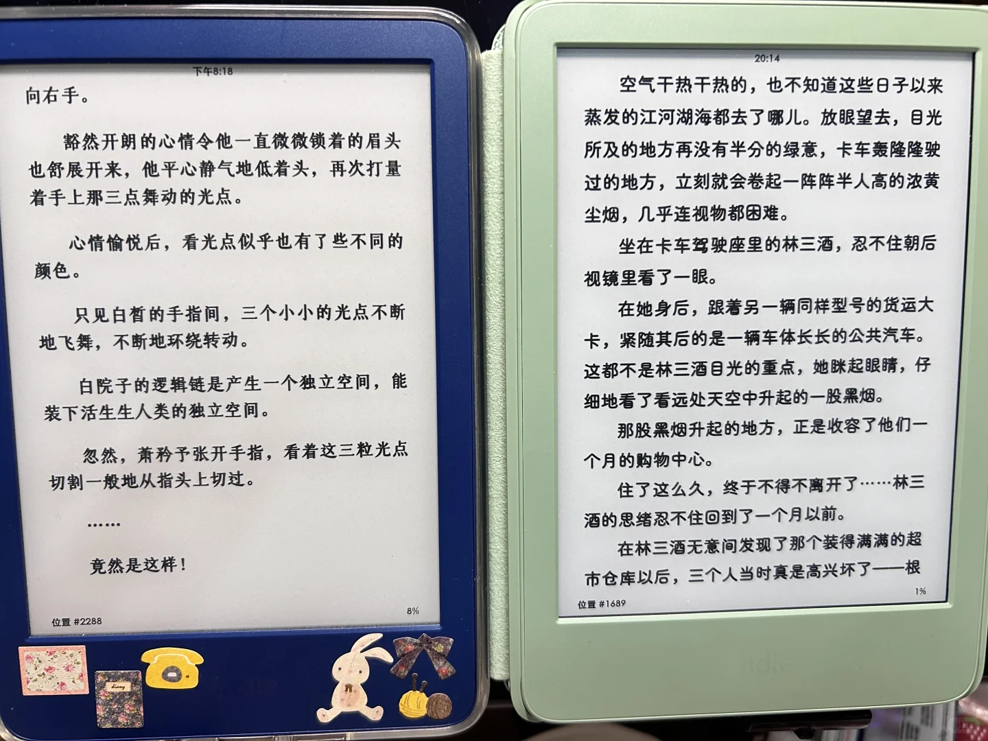 kindle2022小蓝和2024小绿