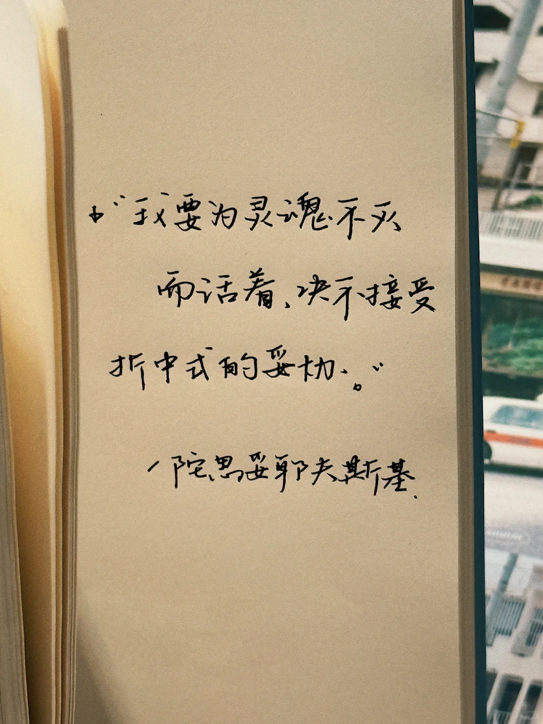 “我要的是冷静面孔下燃烧的炽热灵魂。”