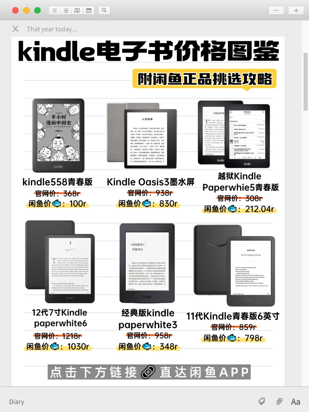 kindle电子书系列价格图鉴❗省钱版