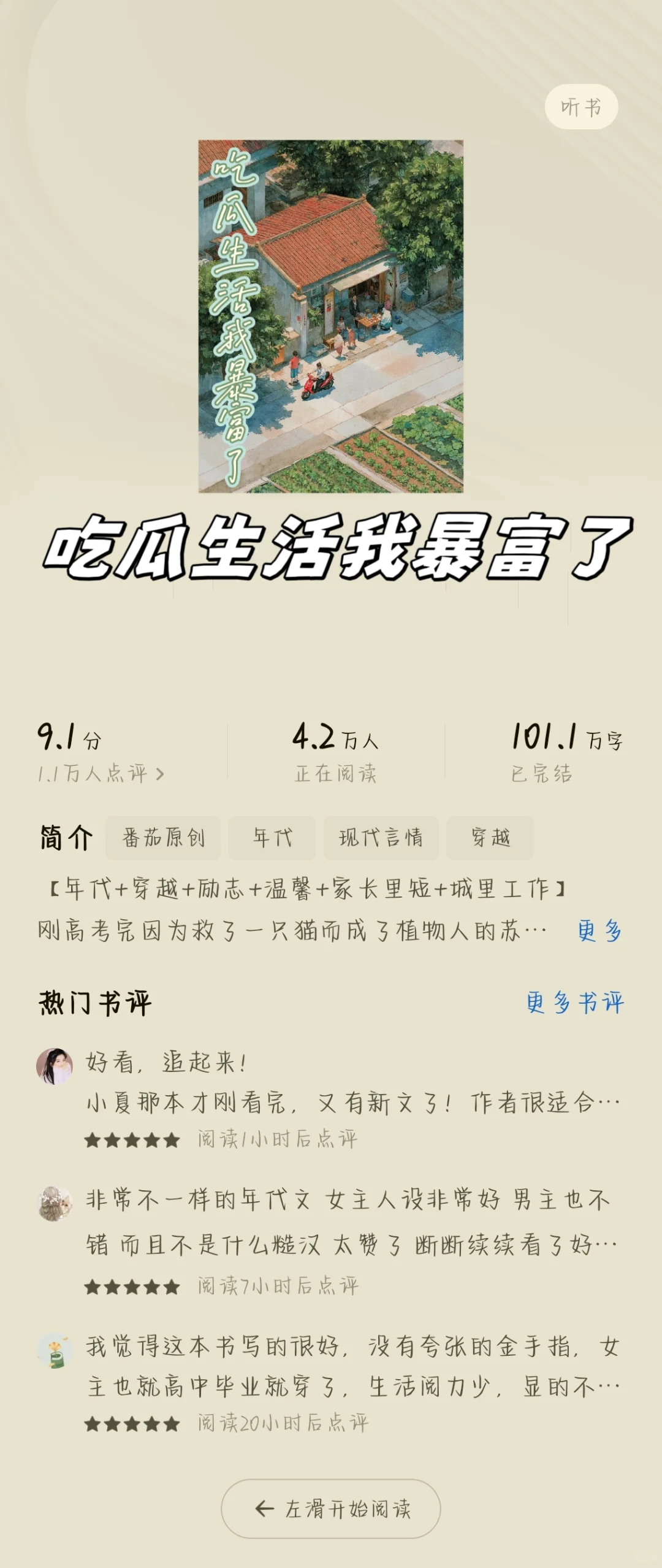🔥🔥3⃣️本经典的年代文来喽！超好看
