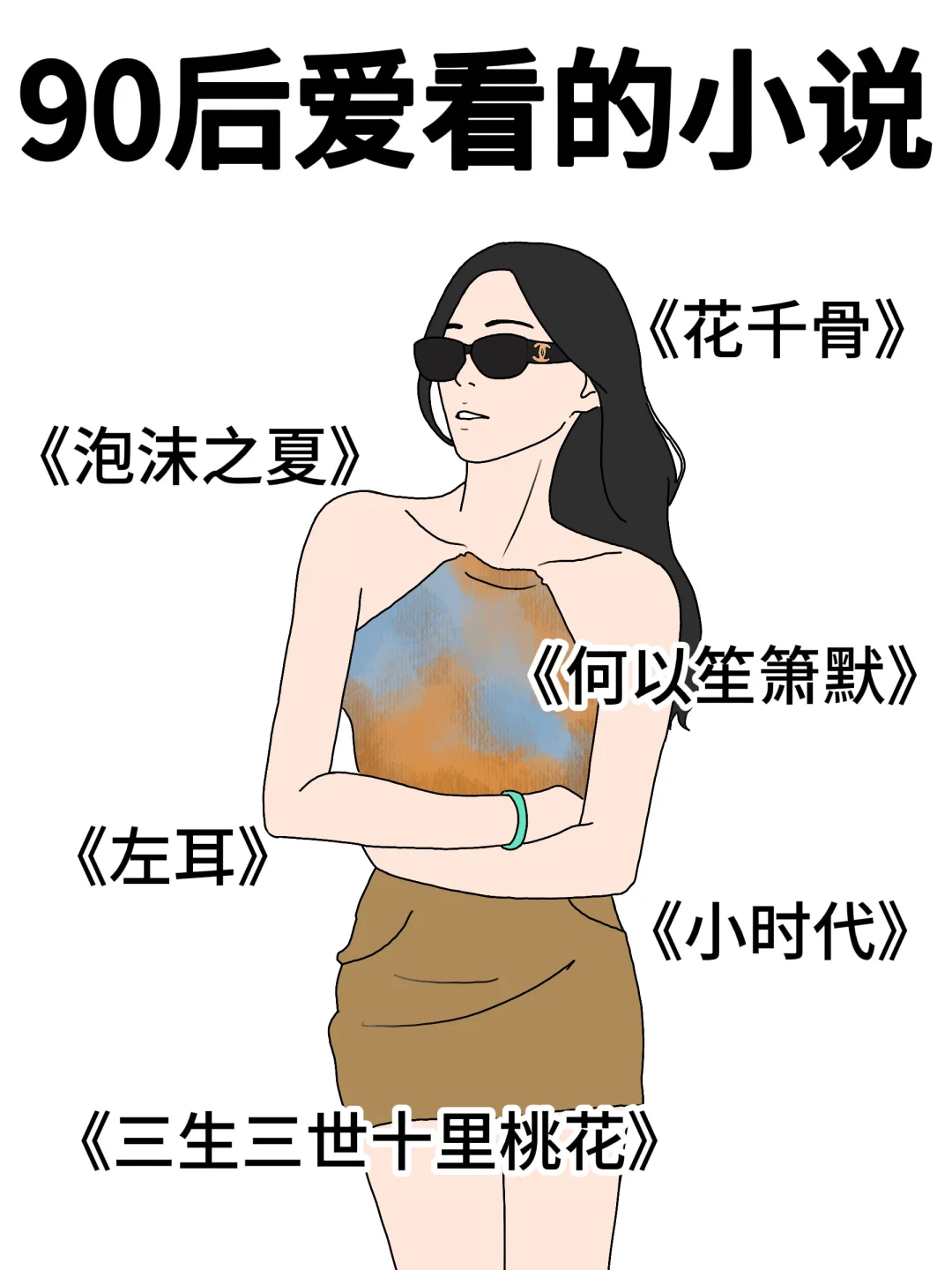 不同年代爱看的小说❤️你看过哪些呢？
