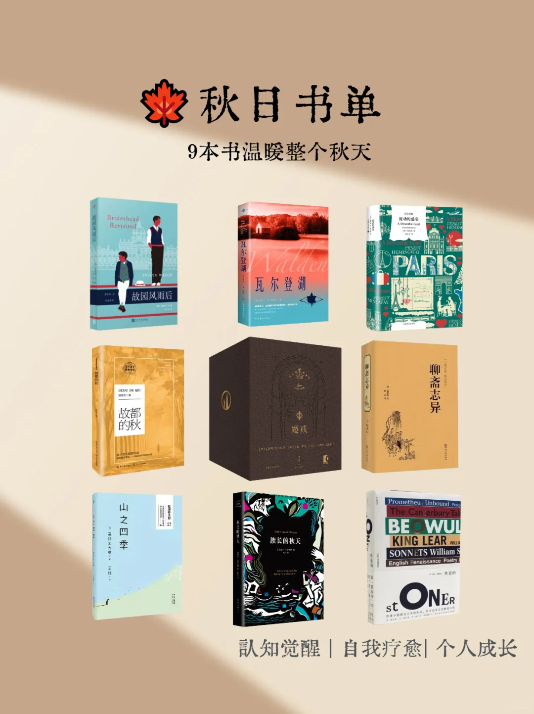 🍂 秋日书单 | 9本书温暖整个秋天 🍂
