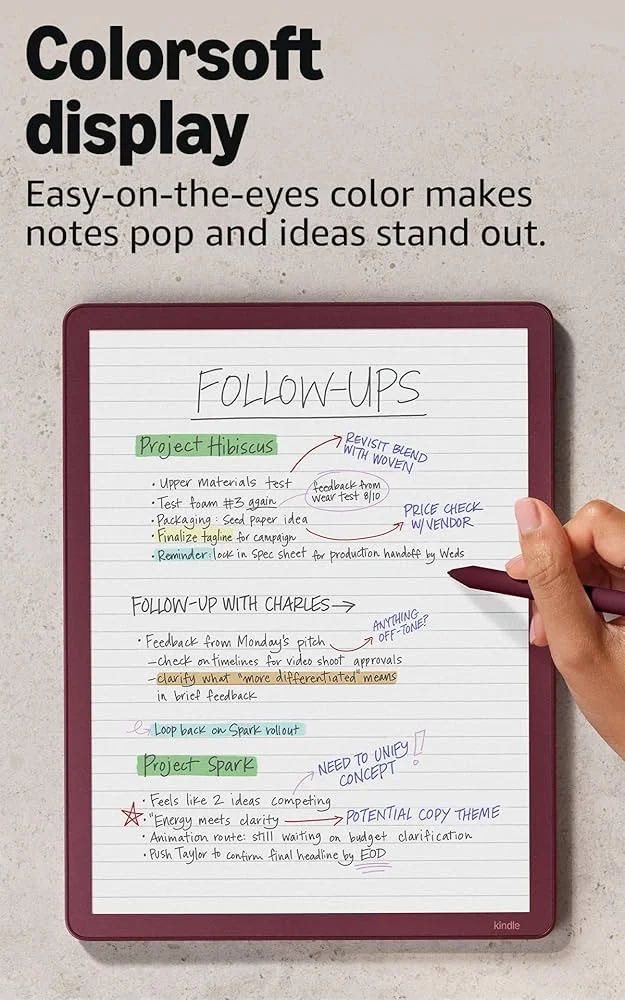 彩色版Kindle Scribe Colorsoft发布