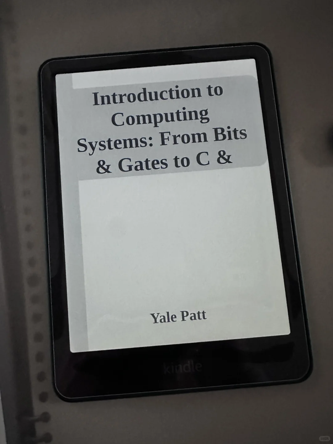 我的kindle到啦！
