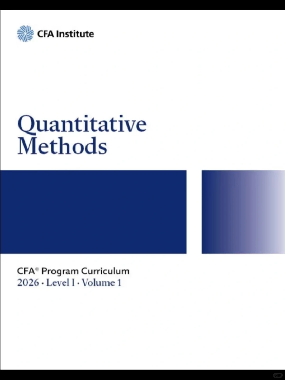 2026 年最新CFA原版书找到啦✌