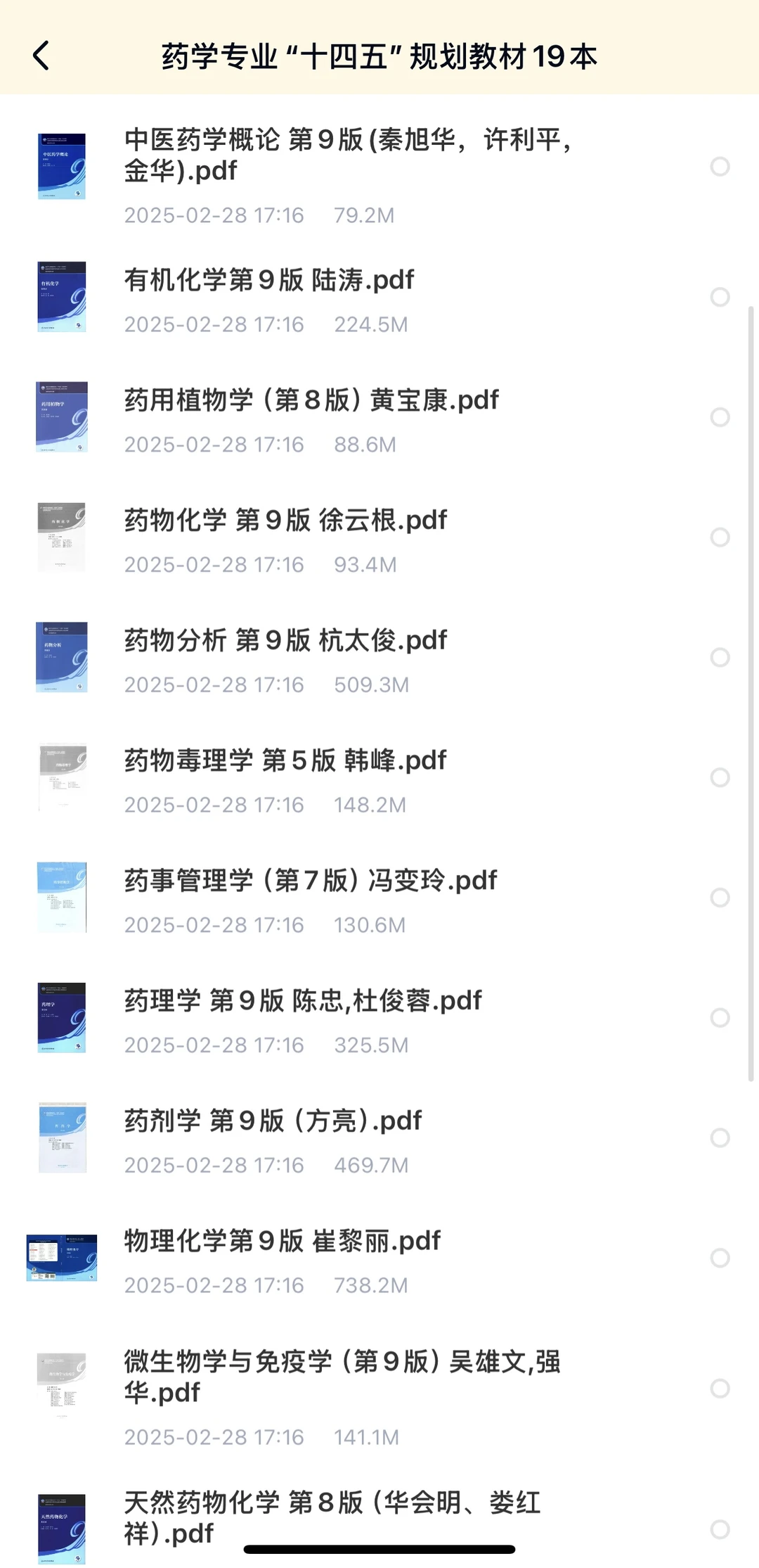 药学专业 十四五 pdf