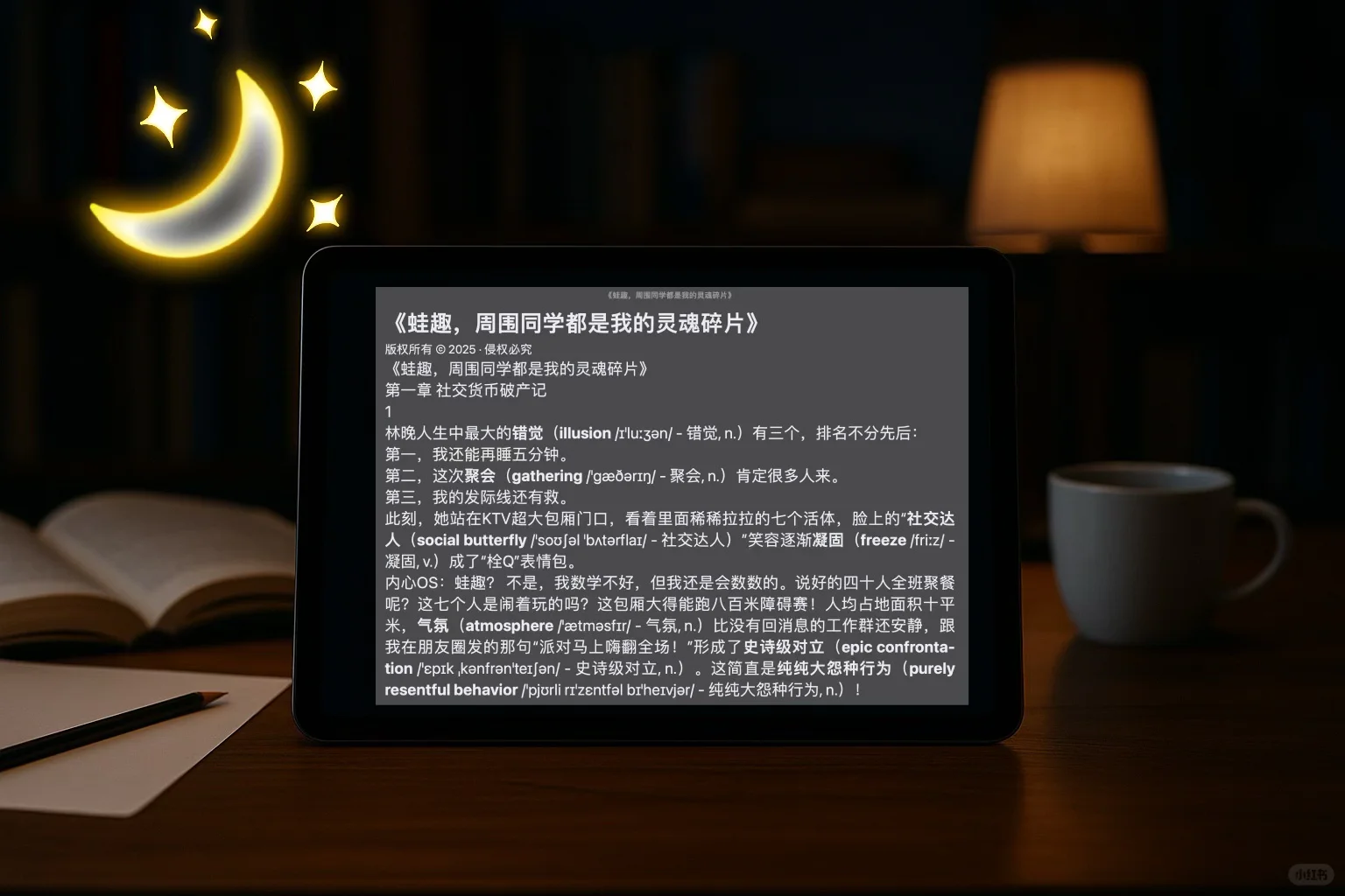 建议背不进去单词的📚都去读爽文电子书!