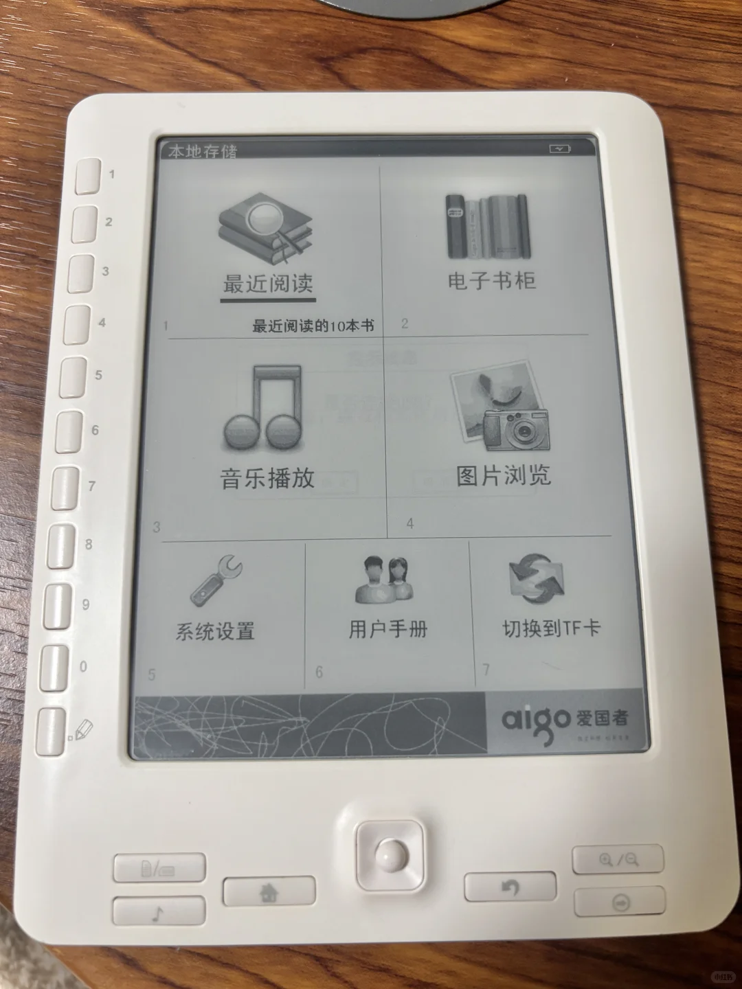 出阅读器。爱国者eb6301，