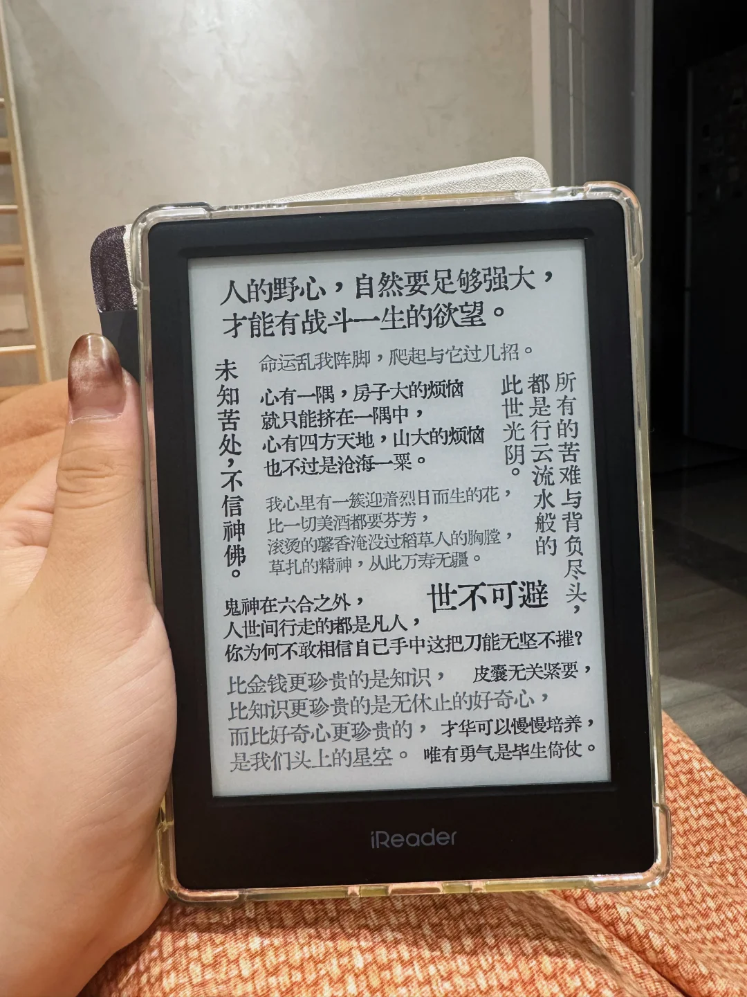 烹饪薯条狂粉，给自己做个墨水屏阅读器壁纸