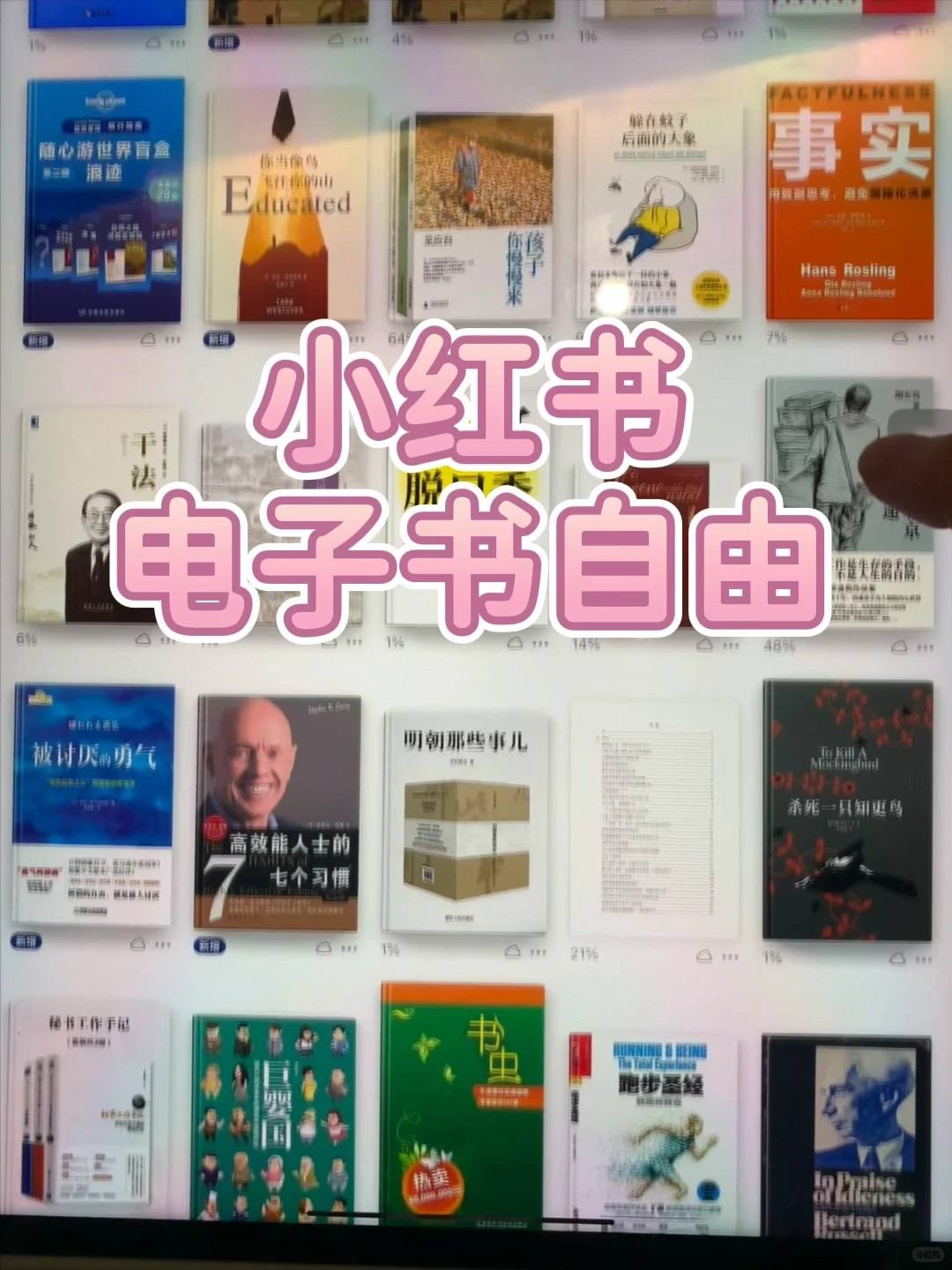 用电子书自由的人没几个