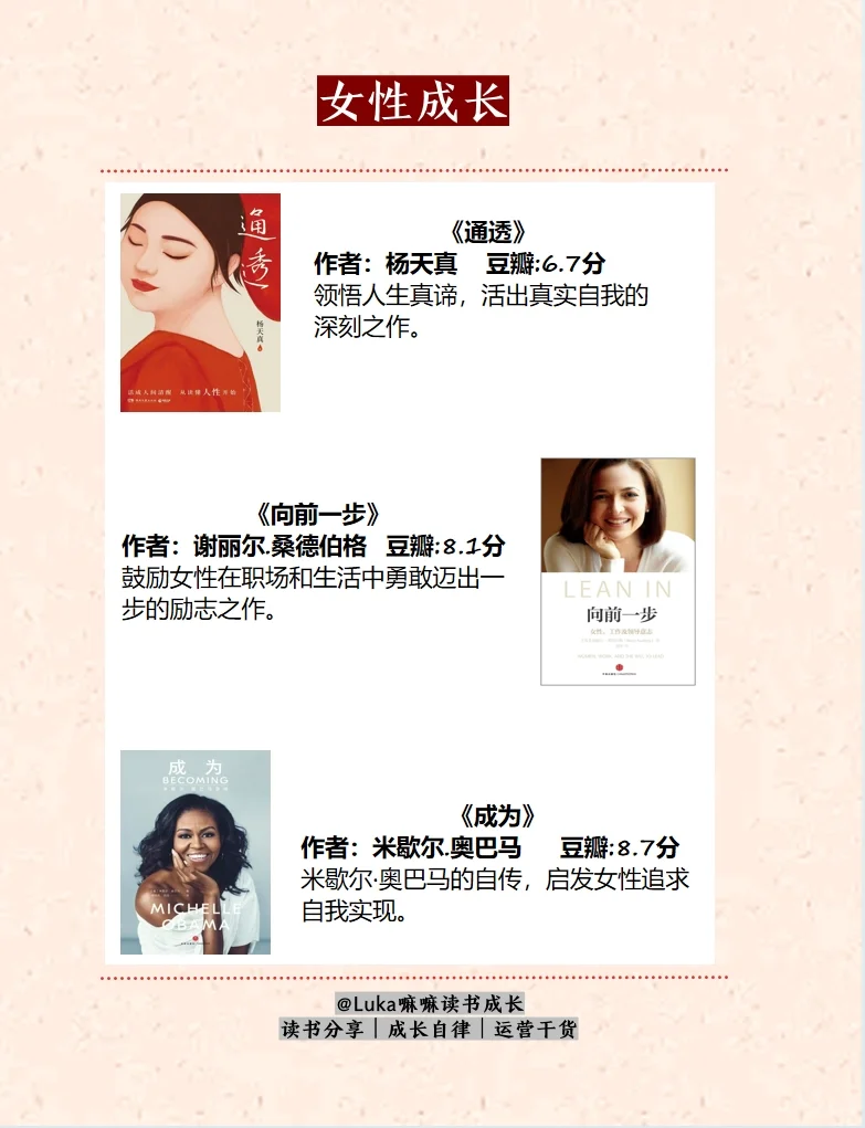 杨天真最新书单推荐：不愧是人间清醒
