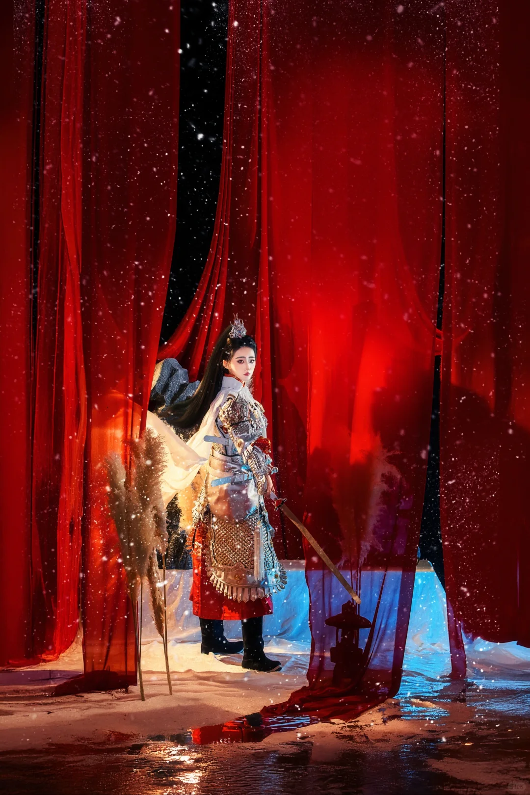西安汉服约拍｜哇哇哇，好帅！玉面女将军！