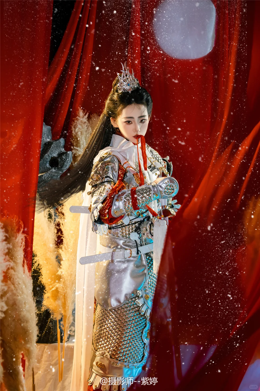 西安汉服约拍｜哇哇哇，好帅！玉面女将军！