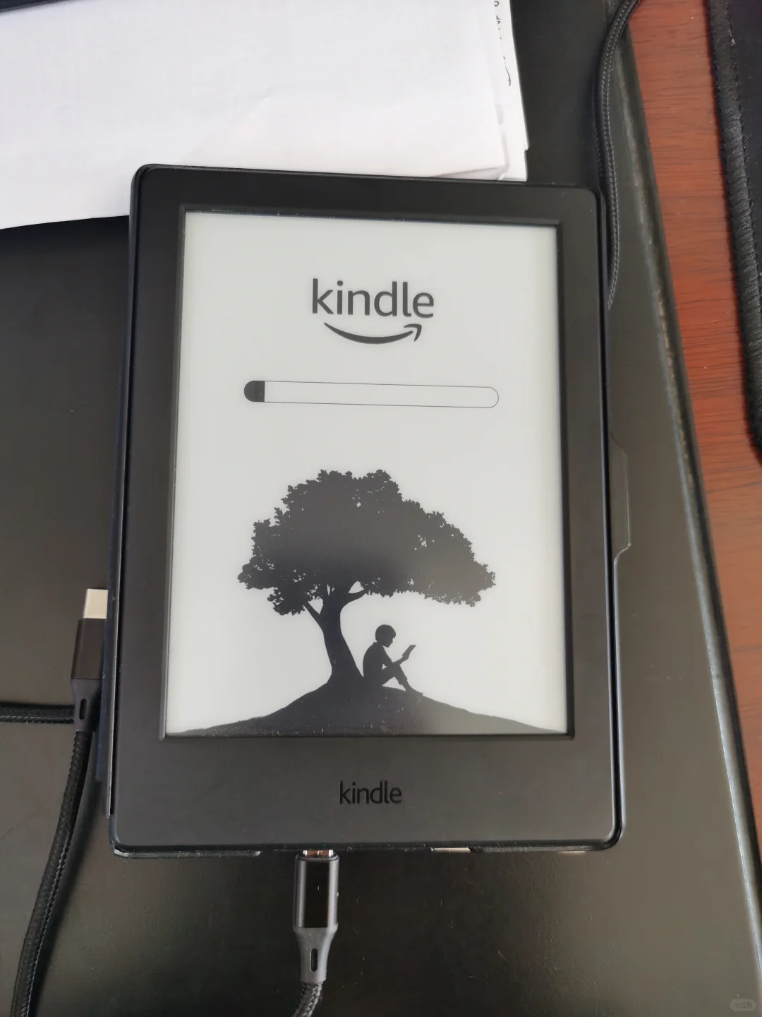 我的kindle活了 终于看见大树了